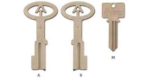 RR Brink replacement keys