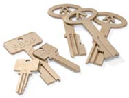 Prison lock keys